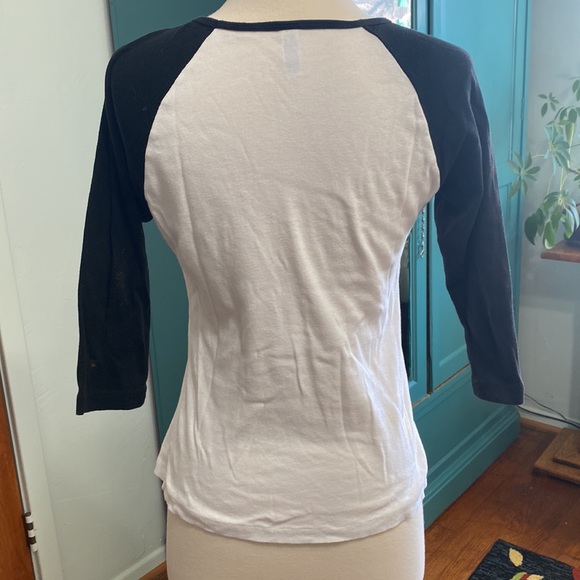 Black and white graphic tee anatomical fly - Picture 2 of 2